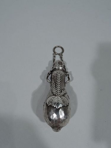 Beautiful Tiffany Sterling Silver and Mixed Metal Chatelaine Perfume