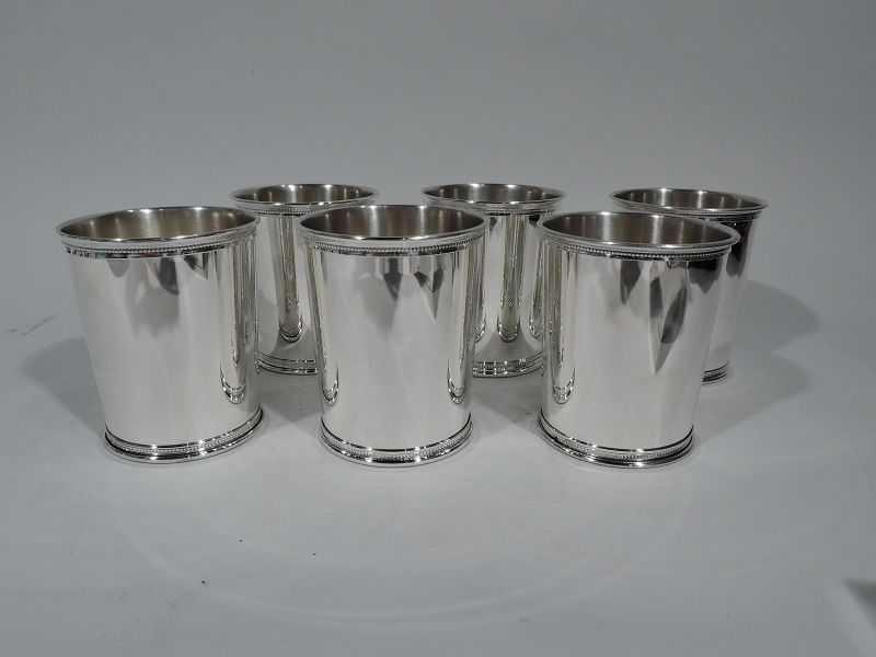 Reed & Barton 10-Ounce Silver Plate Mint Julep Cup with Double Beading 286