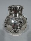 Tiffany Victorian Classical Sterling Silver Ginger Jar Tea Caddy