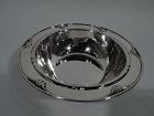 Early Georg Jensen Art Deco Hand-Hammered Sterling Silver Bowl