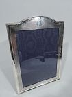 English Art Deco Modern Sterling Silver Picture Frame 1916