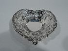 Old Fashioned and Romantic Sterling Silver Heart Dish Bowl by Gorham