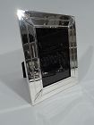 American Art Deco Modern Sterling Silver Picture Frame