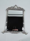 Antique Tiffany Rococo Revival Sterling Silver Vanity Mirror