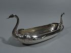 Elegant Gorham Sterling Silver Swan Boat Centerpiece Bowl 1930