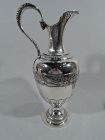 Large Antique Tiffany American Classical Sterling Silver Ewer