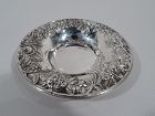 Pretty Old-Fashioned Baltimore Repousse Sterling Silver Bowl by Kirk