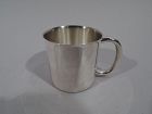 American Midcentury Modern Sterling Silver Baby Cup