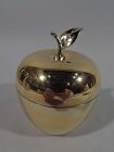 A Golden Apple – Tiffany Modern Gilt Sterling Silver Figural Fruit Box