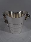 Christofle French Art Nouveau Silver Plate Champagne Bucket