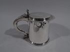 Tiffany English Sterling Silver Tankard for Olden-Days Toping