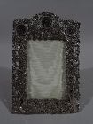 Antique Chinese Silver Blossoming Branch Picture Frame by Wang Hing