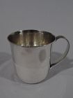 Tiffany Midcentury Modern Sterling Silver Baby Cup