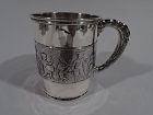 Antique Tiffany Edwardian Sterling Silver Children’s Parade Baby Cup