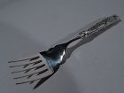 Antique Chinese Silver Dragon Serving Fork by Wang Hing