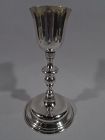 Tall Antique European Silver Chalice Goblet 19 C