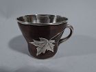 Tiffany Aesthetic Japonesque Mixed Metal Christening Mug C 1879