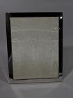 Large American Modern Hand Made Sterling Silver Picture Frame