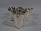 Set of 6 Gorham Newport Sterling Silver Mint Julep Cups