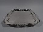 Antique Cartier English Sterling Silver Footed Tray 1912