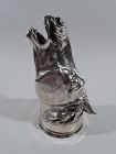 Finest Quality English Sterling Silver Horse Head Stirrup Cup