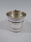 Antique American Aesthetic Coin Silver Baby Cup by Chicago Maker
