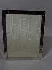 American Modern Hand-Made Sterling Silver Picture Frame