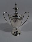 English Sterling Silver Classical Covered Urn Trophy Cup 1920