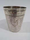 Antique German Silver Beaker with Nurnberg Stamp 18 C