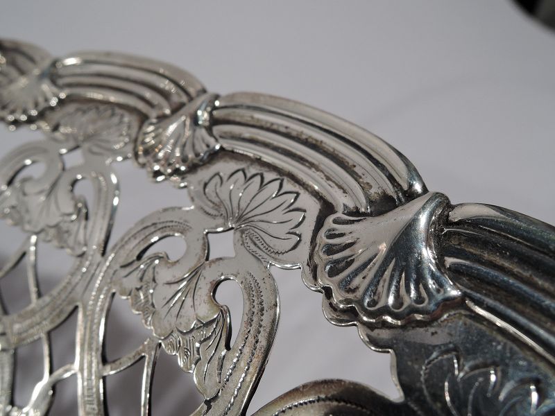 Antique Tiffany American Edwardian Art Nouveau Sterling Silver Basket