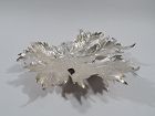 Buccellati Large Sterling Silver Figural Maple Leaf Dish