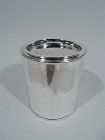 Antique English Victorian Sterling Silver Canister Tea Caddy 1898