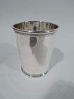 Rare JFK-Era Sterling Silver Mint Julep Cup by Scearce of Kentucky
