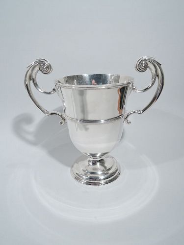 Antique English Victorian Sterling Silver Classical Urn Trophy Cup