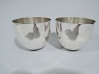 Pair of Stieff American Sterling Silver Jefferson Cups