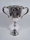 Antique Sterling Silver Chicago Hawthorne Horse Race Trophy Cup