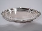 Antique English Sterling Silver and Pink Gold Vanity Tray 1925