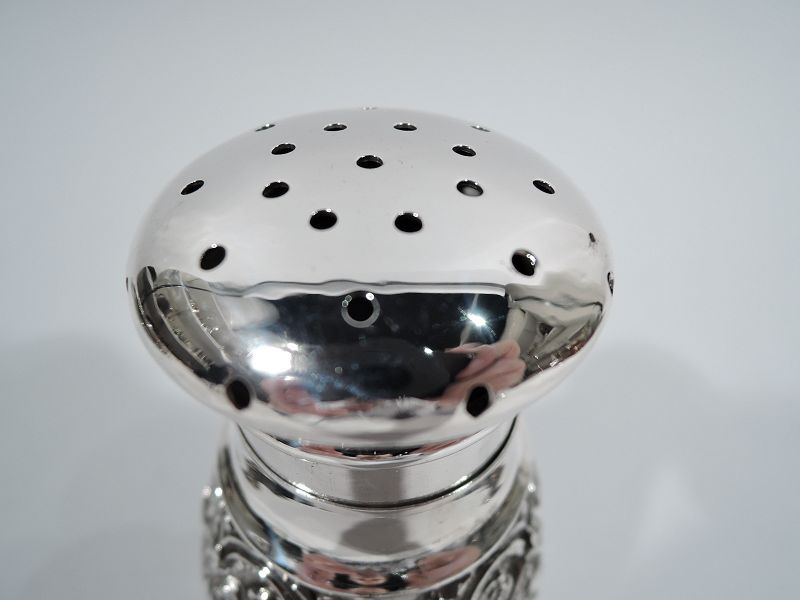 Antique American Edwardian Classical Sterling Silver Sugar Caster