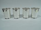 Real Deal Southern Barware—Set of 4 Trees Kentucky Mint Julep Cups