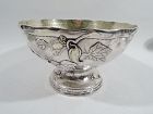 Tiffany Applied & Hand Hammered Sterling Silver Centerpiece Bowl