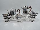French Belle Epoque Silver Coffee & Tea Set by Puiforcat for Tiffany