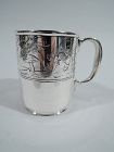 Tiffany American Art Nouveau Sterling Silver Water Babies Cup