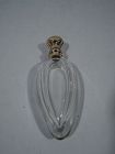 Antique Dutch Gold and Crystal Perfume C 1890