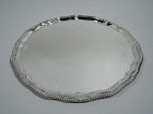 Traditional English Neoclassical Sterling Silver Tray 1961