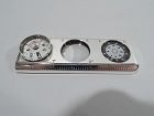 Tiffany Portable Sterling Silver Ruler with Compass and Thermometer