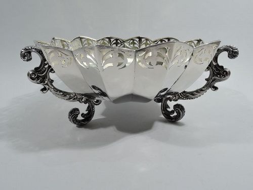 Fancy Antique American Sterling Silver Bowl by Shiebler