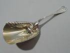 Antique Tiffany Japanese Sterling Silver Berry Serving Scoop