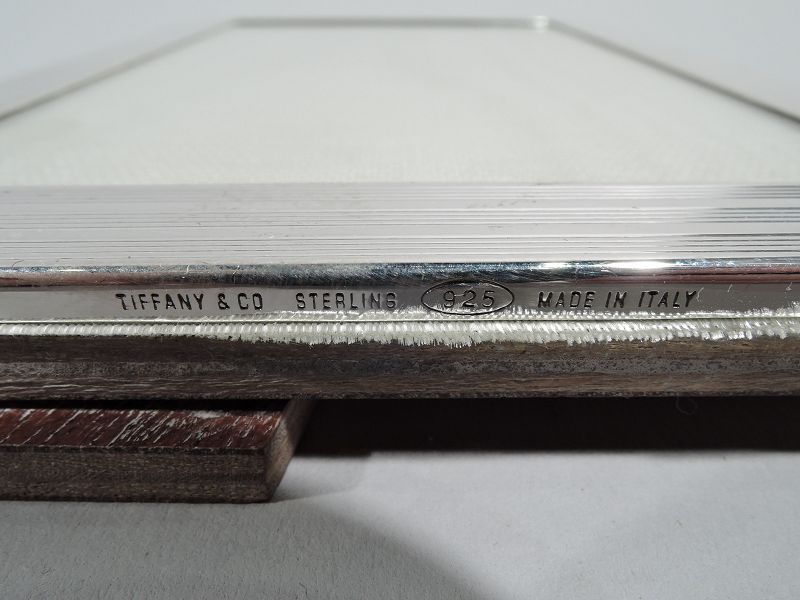 Tiffany Modern Sterling Silver Frame for Portrait or Landscape Picture