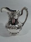 Gorham American Art Nouveau Sterling Silver Water Pitcher 1910