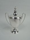 Traditional English Sterling Silver Covered Urn Trophy Cup 1933